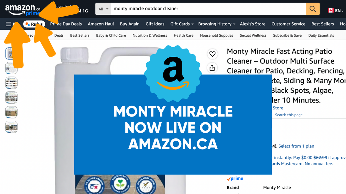 Monty Miracle is Now Available on Amazon Prime!