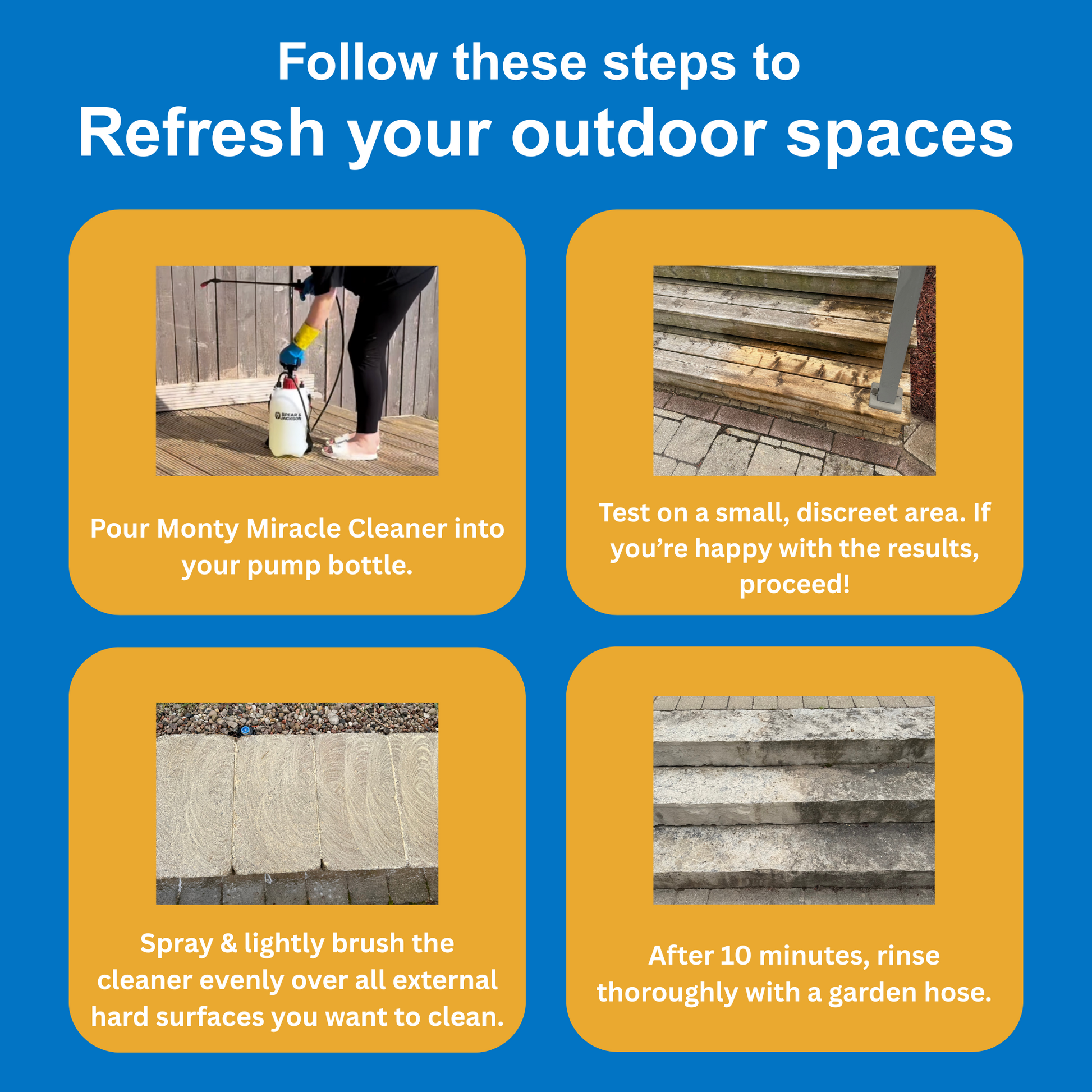 4 steps to refresh your outdoor space